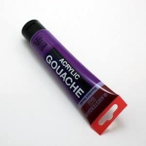 アムステルダムアクリリックガッシュ70ml 510 リフレックスバイオレット