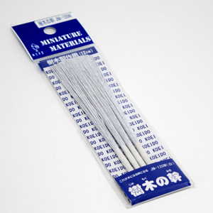 樹木の幹 12cm 白 4本入