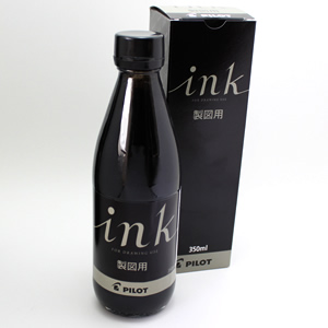 パイロット 製図用インク 黒 (350ml)