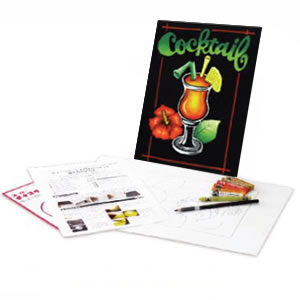 チョークアート入門キット No.4 <cocktail>