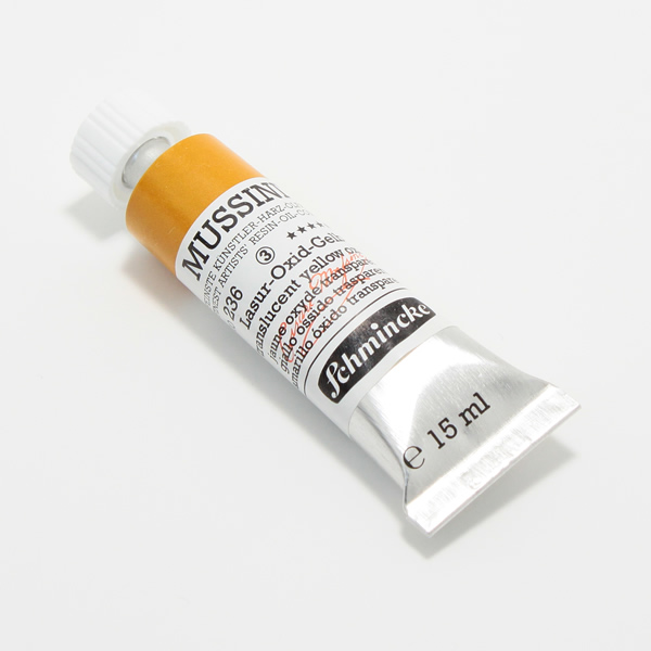 ムッシーニ油絵具 236トランスルーセントイエローオキサイド (9号・35ml)