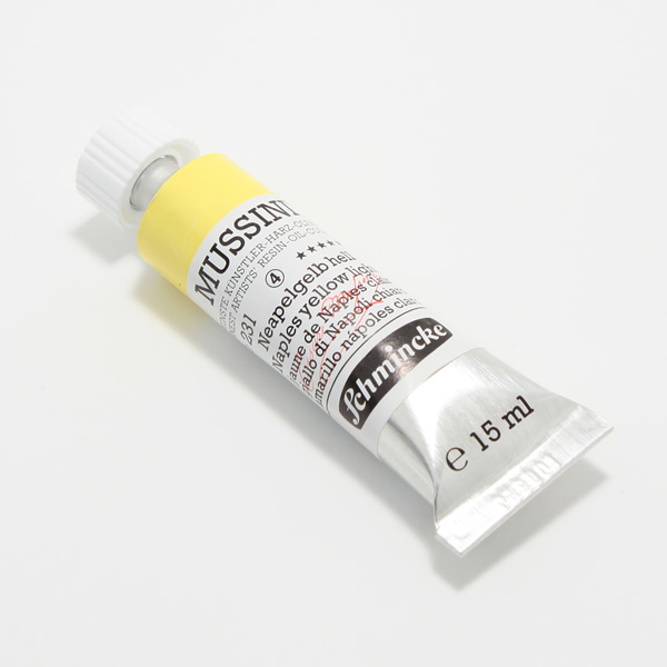 ムッシーニ油絵具 231 ネーブルスイエローライト (9号・35ml)