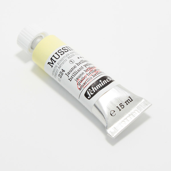 ムッシーニ油絵具 224 ブリリアントイエロー (9号・35ml)