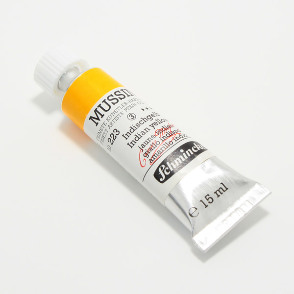 ムッシーニ油絵具 223 インディアンイエロー(9号・35ml)
