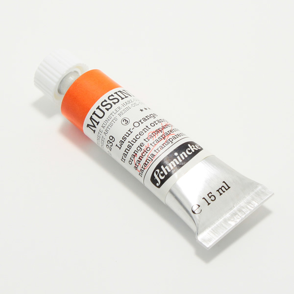 ムッシーニ油絵具 239 トランスルーセントオレンジ (9号・35ml)