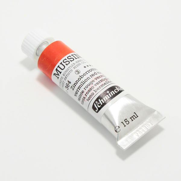 ムッシーニ油絵具 364 バーミリオンレッドトーン (9号・35ml)