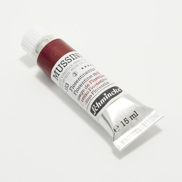 ムッシーニ油絵具 353 フローレンタインレッド (9号・35ml)