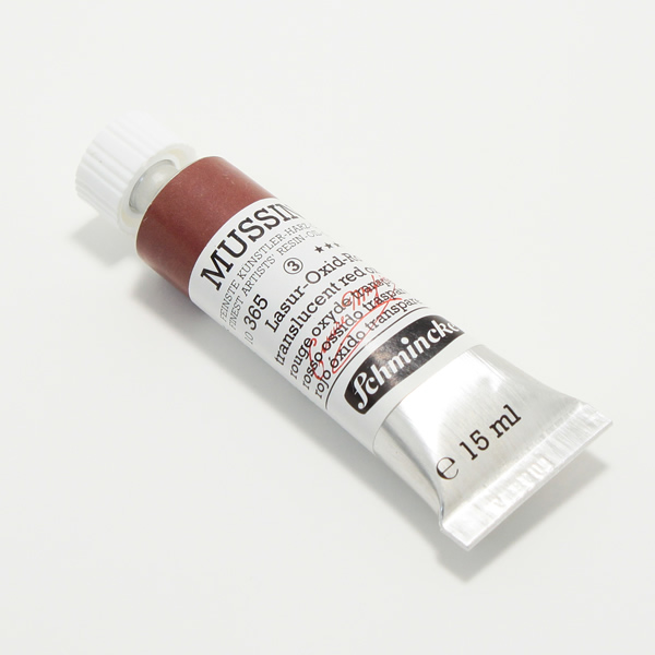 ムッシーニ油絵具 365 トランスルーセントレッドオキサイド(9号・35ml)