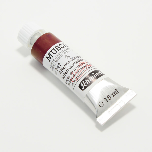 ムッシーニ油絵具 347 アリザリンマダーレーキ (9号・35ml)