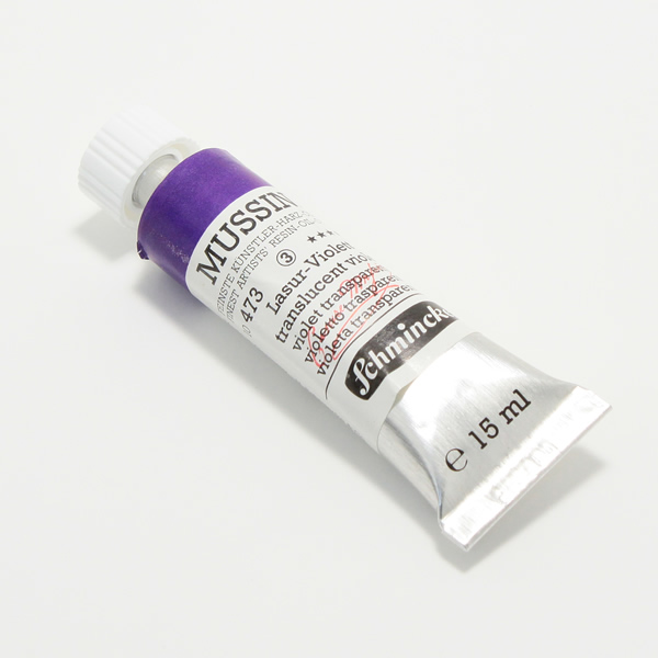 ムッシーニ油絵具 473 トランスルーセントバイオレット(9号・35ml)