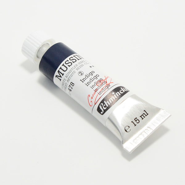 ムッシーニ油絵具 478 インディゴ (9号・35ml)
