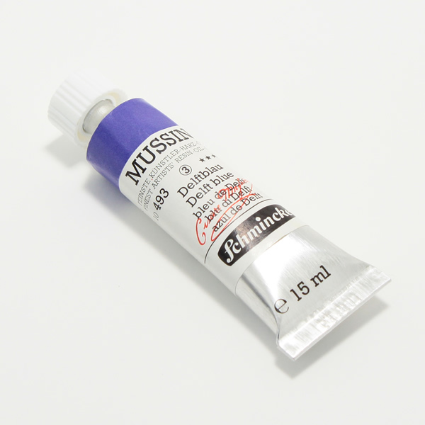 ムッシーニ油絵具 493 デルフトブルー (9号・35ml)