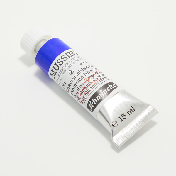 ムッシーニ油絵具 491 ウルトラマリンブルーライト (9号・35ml)