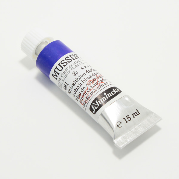 【メーカー在庫限り・9号に順次切替】 ムッシーニ油絵具 481 コバルトブルーディープ (6号)