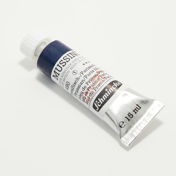 ムッシーニ油絵具 490 プルシャンブルー (9号・35ml)