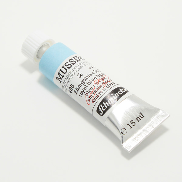 ムッシーニ油絵具 485 ロイヤルブルーライト (9号・35ml)