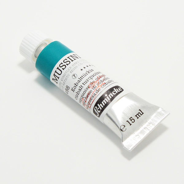ムッシーニ油絵具 498 コバルトターコイズ (9号・35ml)