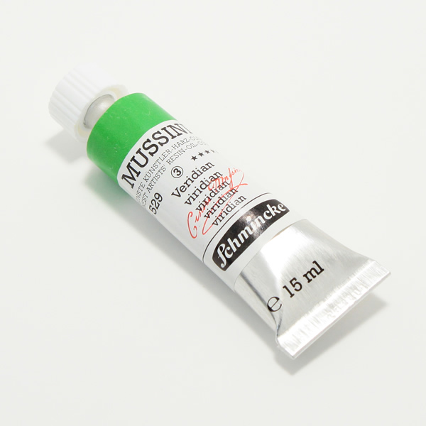ムッシーニ油絵具 529 ビリジャン (9号・35ml)