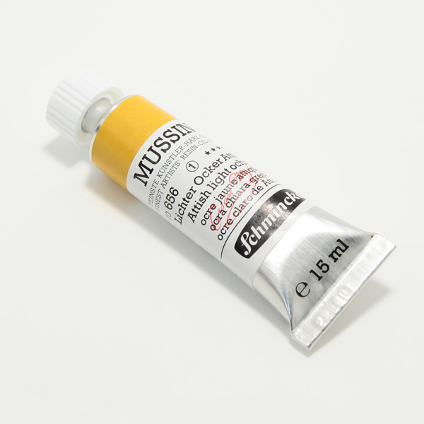 ムッシーニ油絵具 656 アティッシュライトオーカー(9号・35ml)