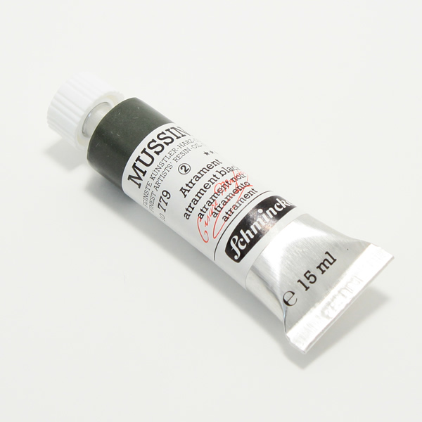 ムッシーニ油絵具 779 アトラメントブラック (9号・35ml)