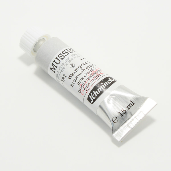 ムッシーニ油絵具 787 ブラウンニッシュグレー1 (9号・35ml)