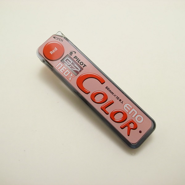 パイロット ネオックス・カラー・イーノ シャープペンシルカラー芯 【0.7mm】 レッド