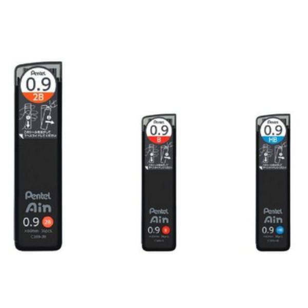 シャープ芯　ぺんてる　アイン　【0.9mm】 36本入