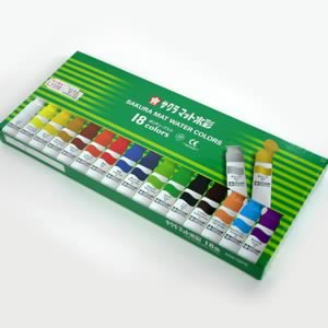 サクラマット水彩 15色セット