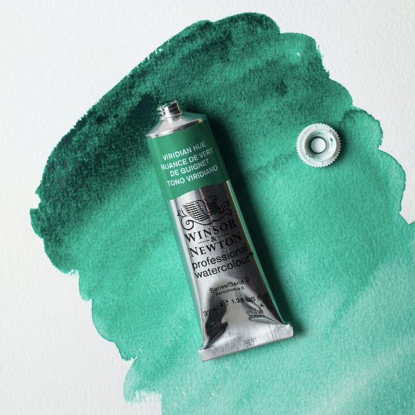 ウィンザー&ニュートン水彩絵具 696 ビリジアンヒュー (5ml)【リバイバルカラー】