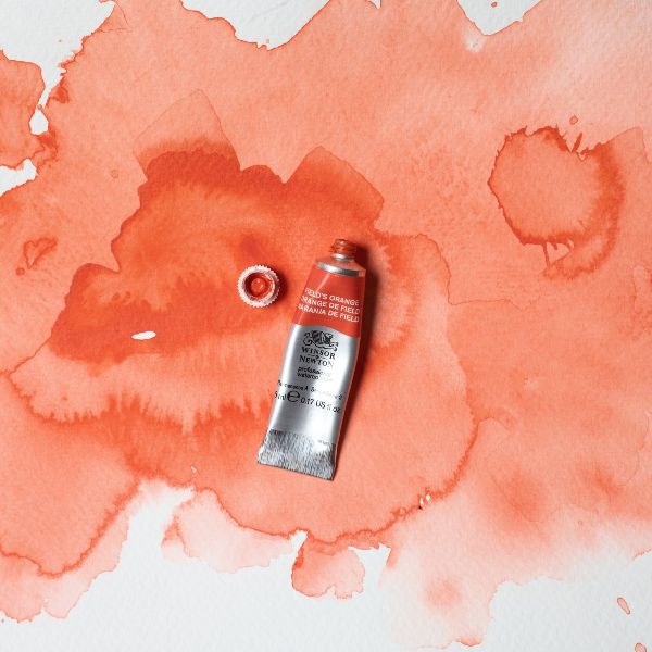 ウィンザー&ニュートン水彩絵具 418 フィールズオレンジ (5ml)【リバイバルカラー】