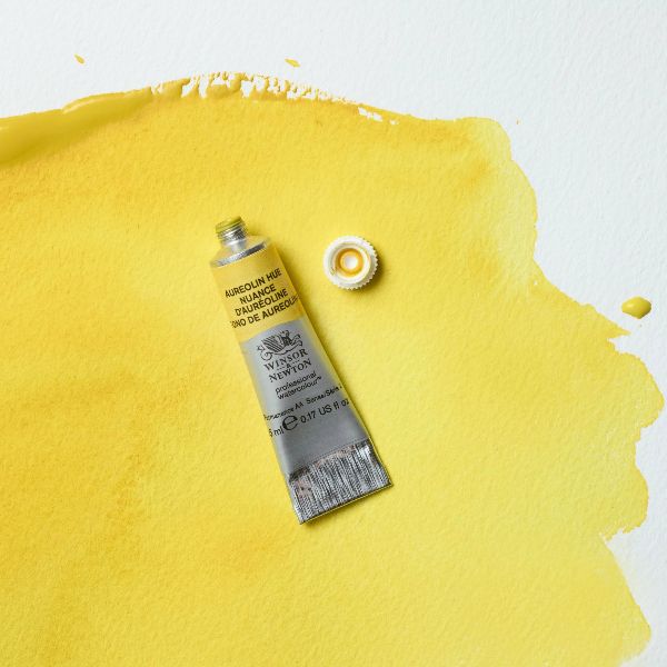 ウィンザー&ニュートン水彩絵具 417 オーレオリンヒュー (5ml)【リバイバルカラー】
