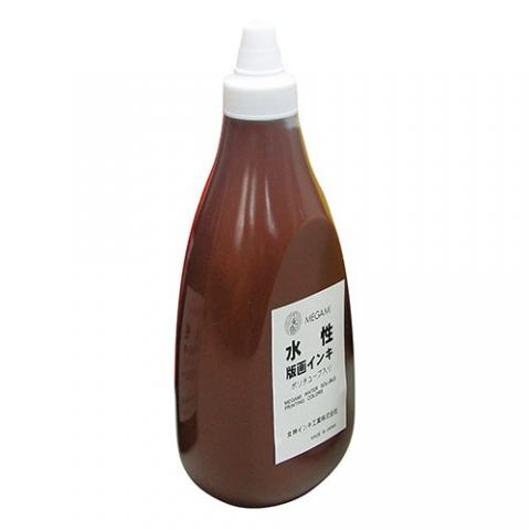 女神水性版画インキ 800g 茶