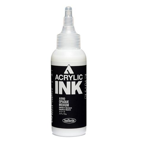 ホルベイン アクリリックカラーインク AI990 オペークメディウム (100ml)