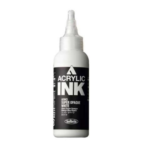 ホルベイン アクリリックカラーインク AI943 スーパーオペイクホワイト (100ml)