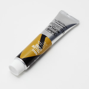 ホルベイン アクリリックカラー AU043 イエローオーカー (6号,20ml)