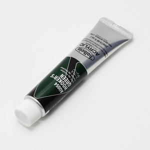 ホルベイン アクリリックカラー AU054 フーカスグリーン (6号,20ml)