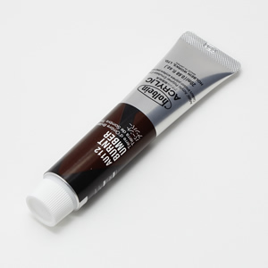 ホルベイン アクリリックカラー AU112 バーントアンバー (6号,20ml)