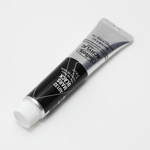 ホルベイン アクリリックカラー AU132 マースブラック (6号,20ml)