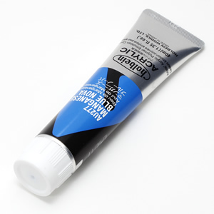 【廃番】ホルベイン アクリリックカラー AU277 マンガニーズブルーノーバ (9号,40ml)