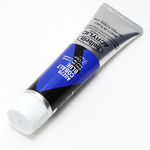 【廃番】ホルベイン アクリリックカラー AU279 コバルトブルー (9号,40ml)