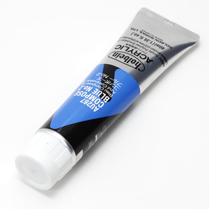 【廃番】ホルベイン アクリリックカラー AU287 コンポーズブルーNo.2 (9号,40ml)