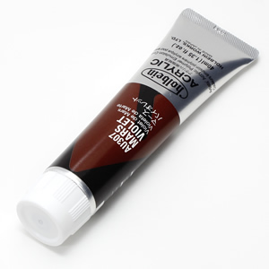 【廃番】ホルベイン アクリリックカラー AU307 マースバイオレット (9号,40ml)