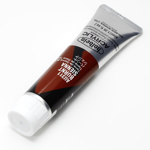 【廃番】ホルベイン アクリリックカラー AU311 バーントシェンナ (9号,40ml)