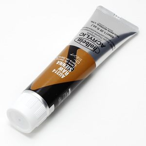 【廃番】ホルベイン アクリリックカラー AU314 ローシェンナ (9号,40ml)