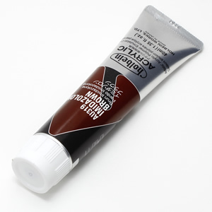 【廃番】ホルベイン アクリリックカラー AU319 イミダゾロンブラウン (9号,40ml)