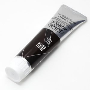 【廃番】ホルベイン アクリリックカラー AU321 セピア (9号,40ml)