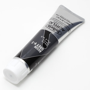 【廃番】ホルベイン アクリリックカラー AU336 グレイV-3 (9号,40ml)
