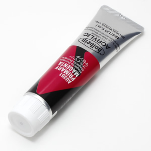 【廃番】ホルベイン アクリリックカラー AU351 プライマリーマゼンタ (9号,40ml)