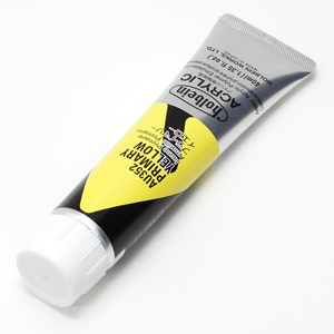 【廃番】ホルベイン アクリリックカラー AU352 プライマリーイエロー (9号,40ml)