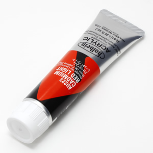 【廃番】ホルベイン アクリリックカラー AU223 カドミウムレッドライト (9号,40ml)
